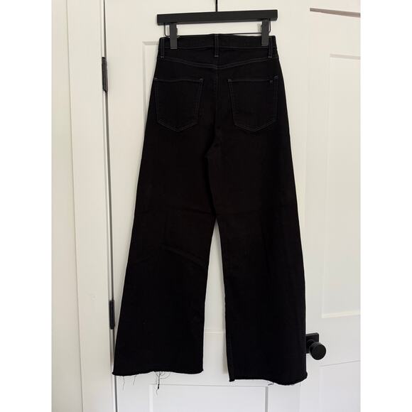 $248 Joe’s Jeans The Goldie High Rise Palazzo in Lament Black - 27 - Picture 3 of 11